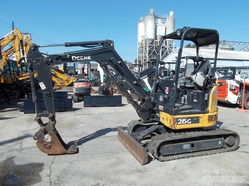 John Deere 26G Mini bageri < 7t