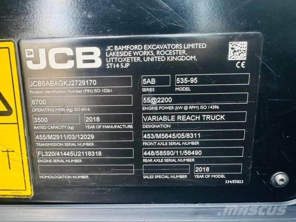 JCB 535-95 Teleskopski viljuškari
