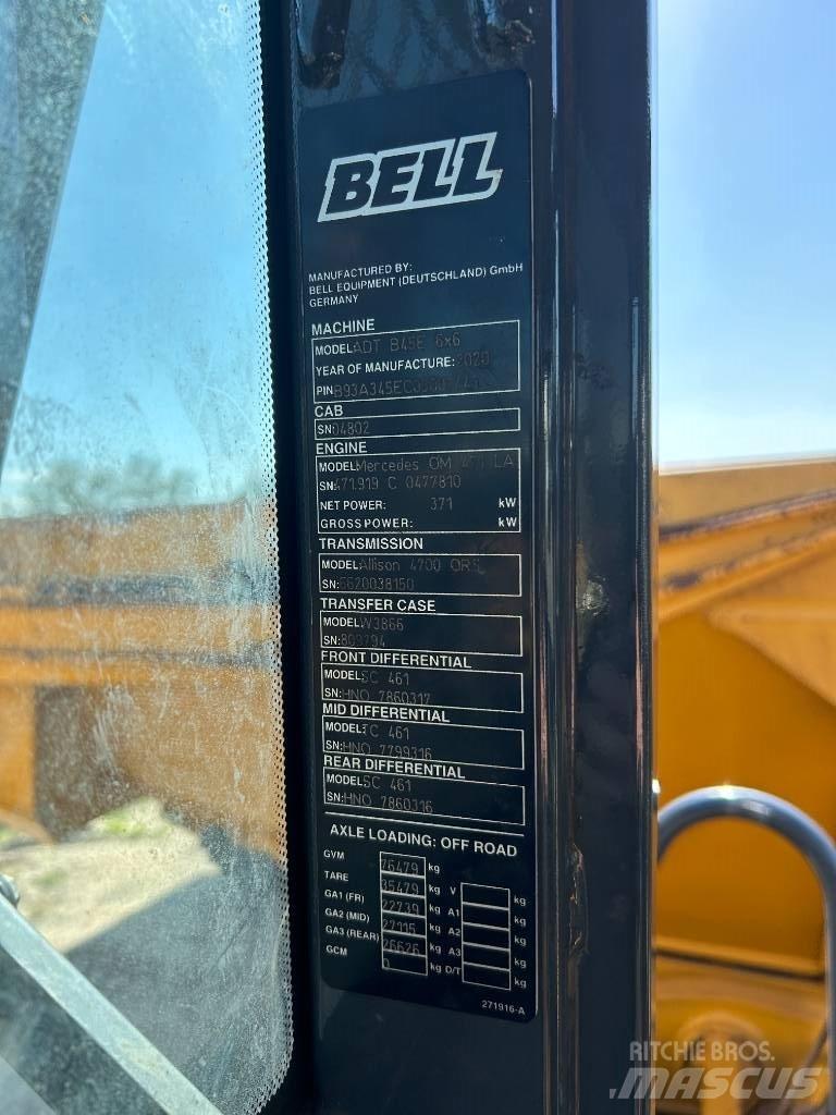 Bell B45E Zglobni damperi