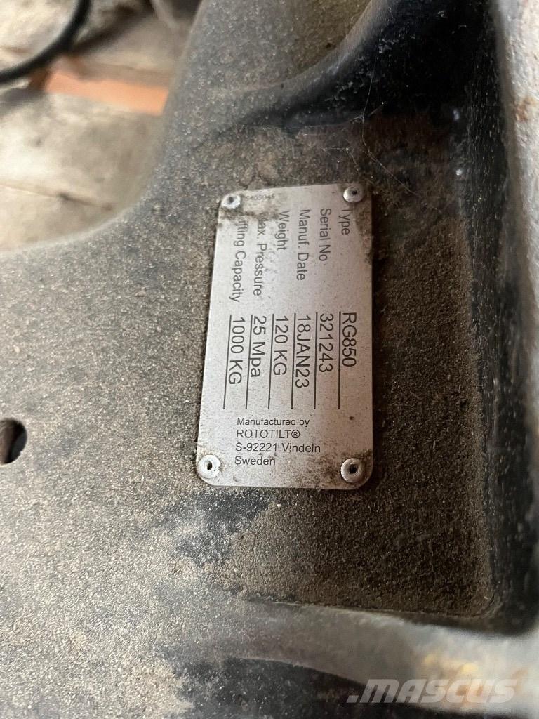 Rototilt R850 Ostalo za građevinarstvo
