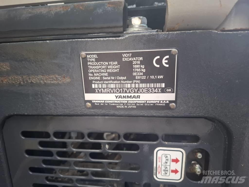 Yanmar Vio 17 Mini bageri < 7t