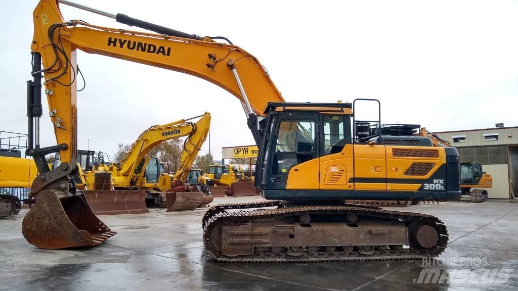 Hyundai HX 300 L Bageri guseničari