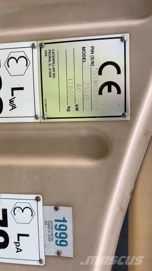 CAT 315 B L Bageri guseničari