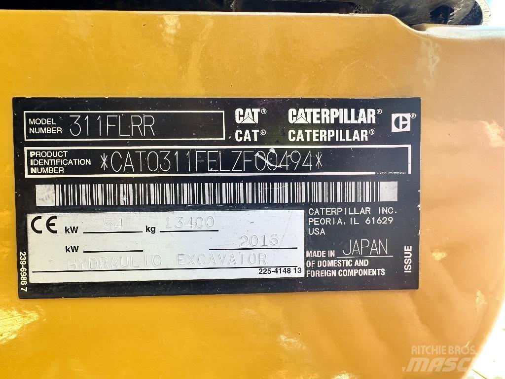 CAT 311 F LRR Bageri guseničari