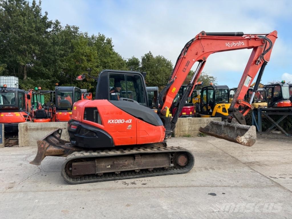 Kubota KX 080-4 Midi bageri 7t – 12t