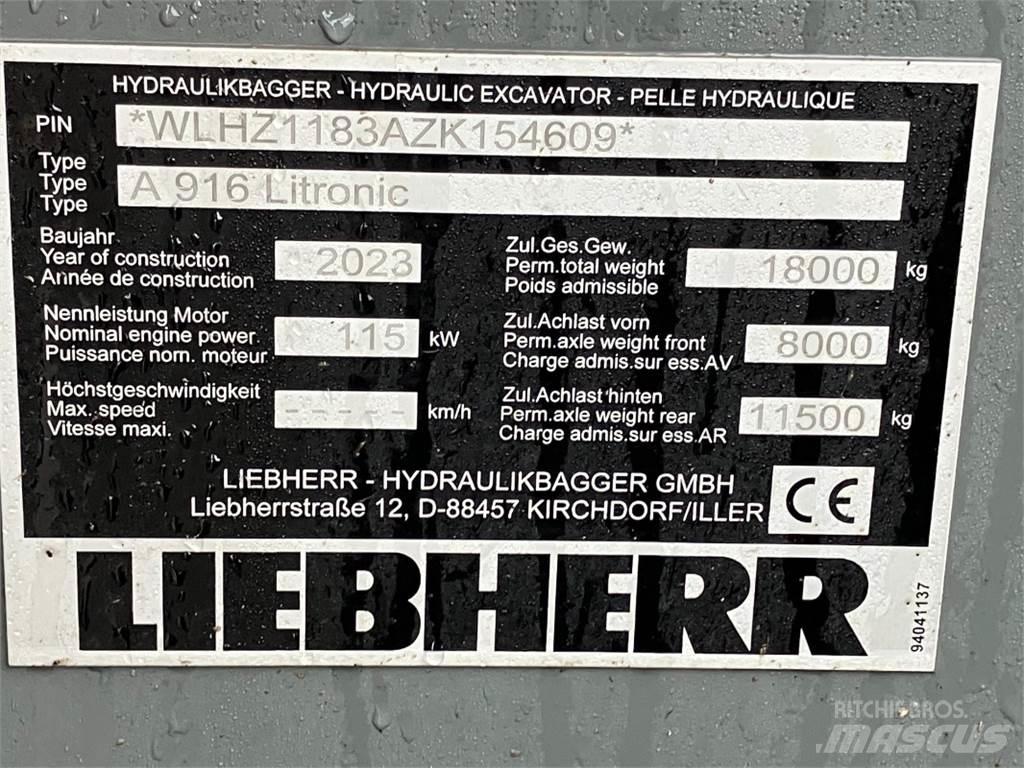 Liebherr A916 Bageri točkaši