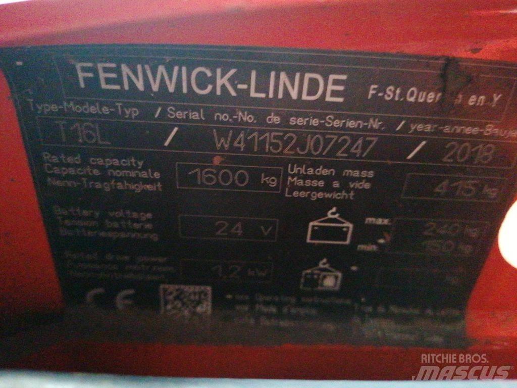 Linde T16L Nisko podizni električni viljuškar