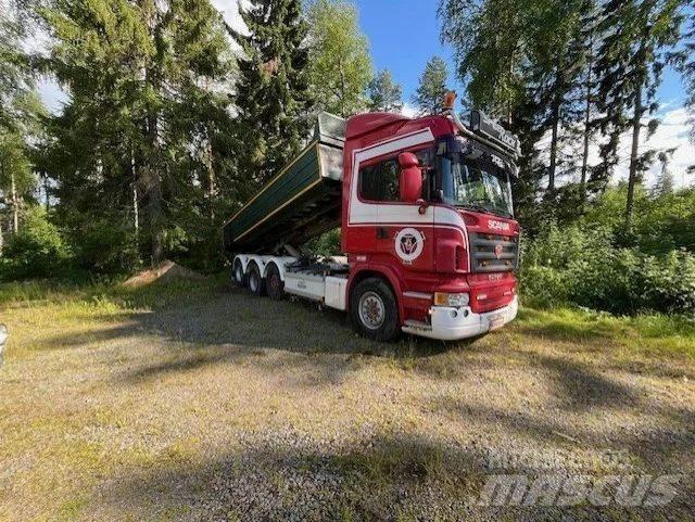 Scania R 500 Rol kiper kamioni sa kukom za podizanje tereta