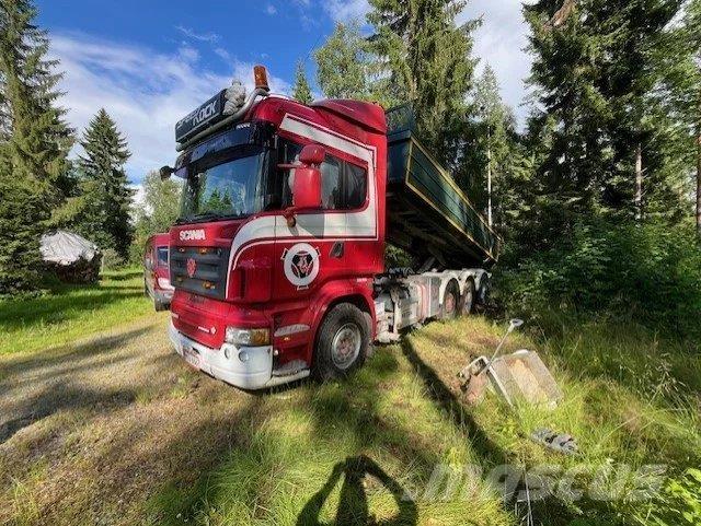 Scania R 500 Rol kiper kamioni sa kukom za podizanje tereta