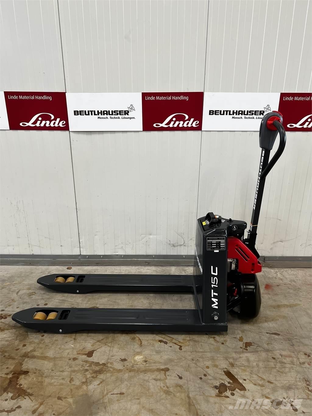 Linde MT15C Ručni električni viljuškar