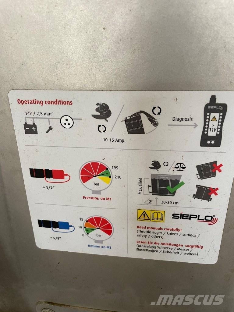 Sieplo MB 1800F Ostale mašine i oprema za stoku