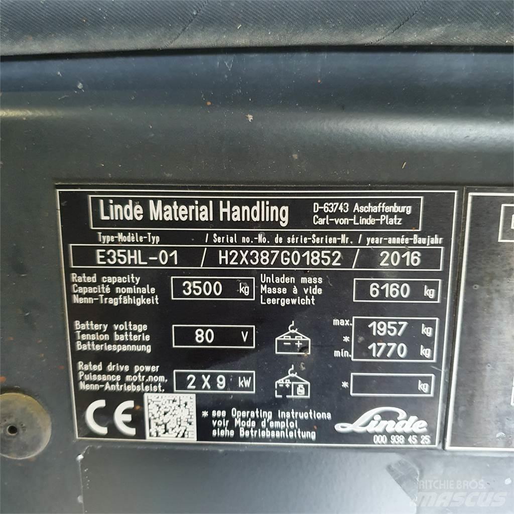 Linde E35HL Električni viljuškari