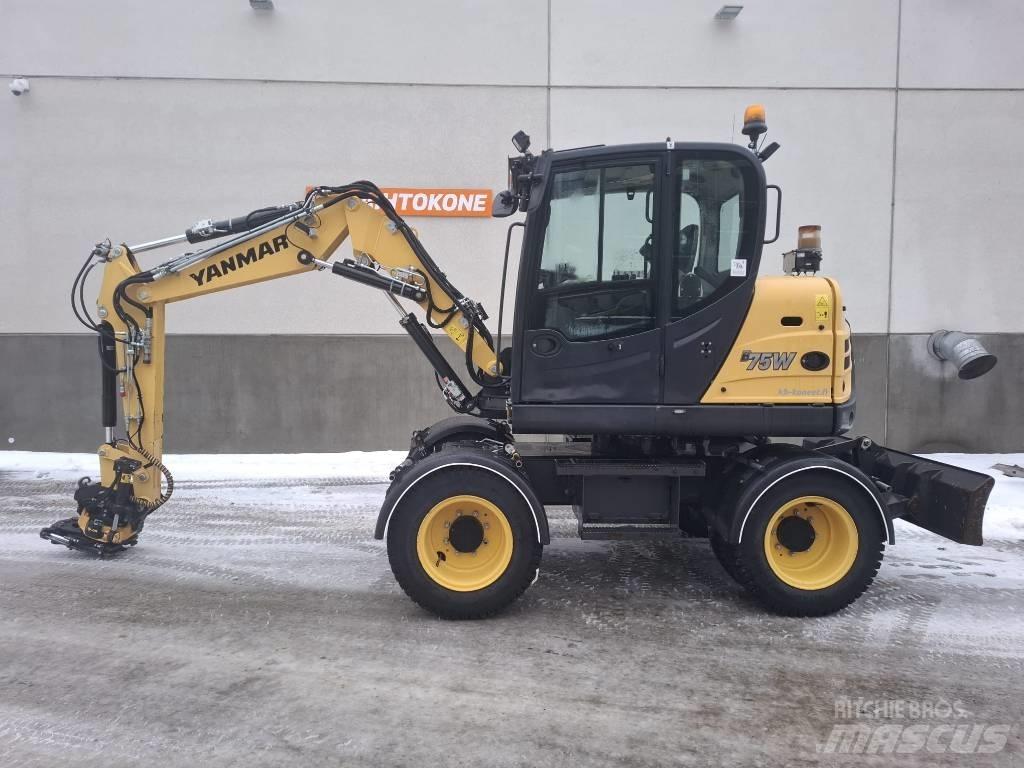 Yanmar B 75 W Bageri točkaši