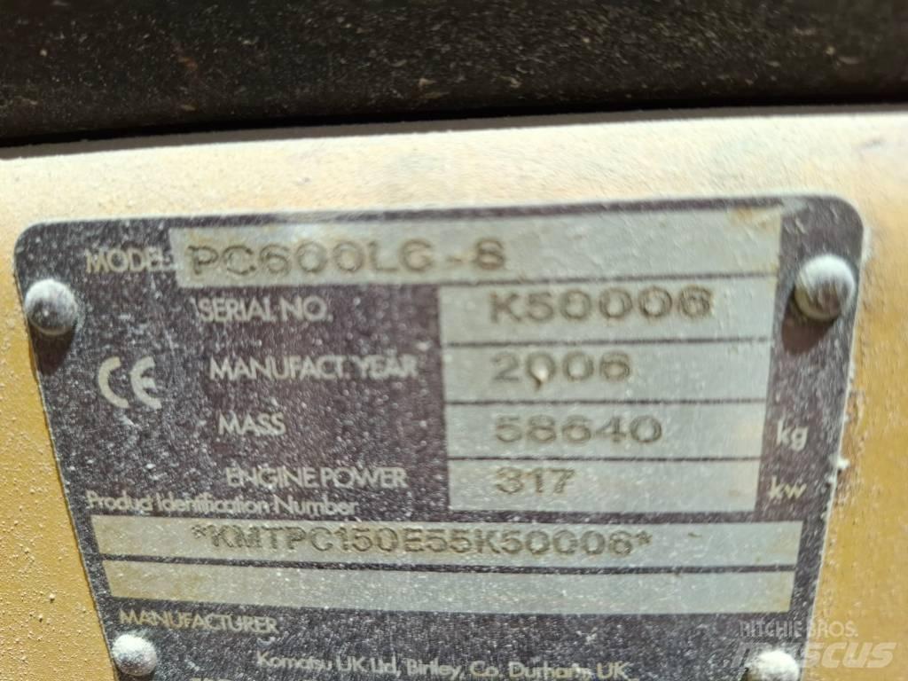 Komatsu PC 600 LC-8 Bageri guseničari