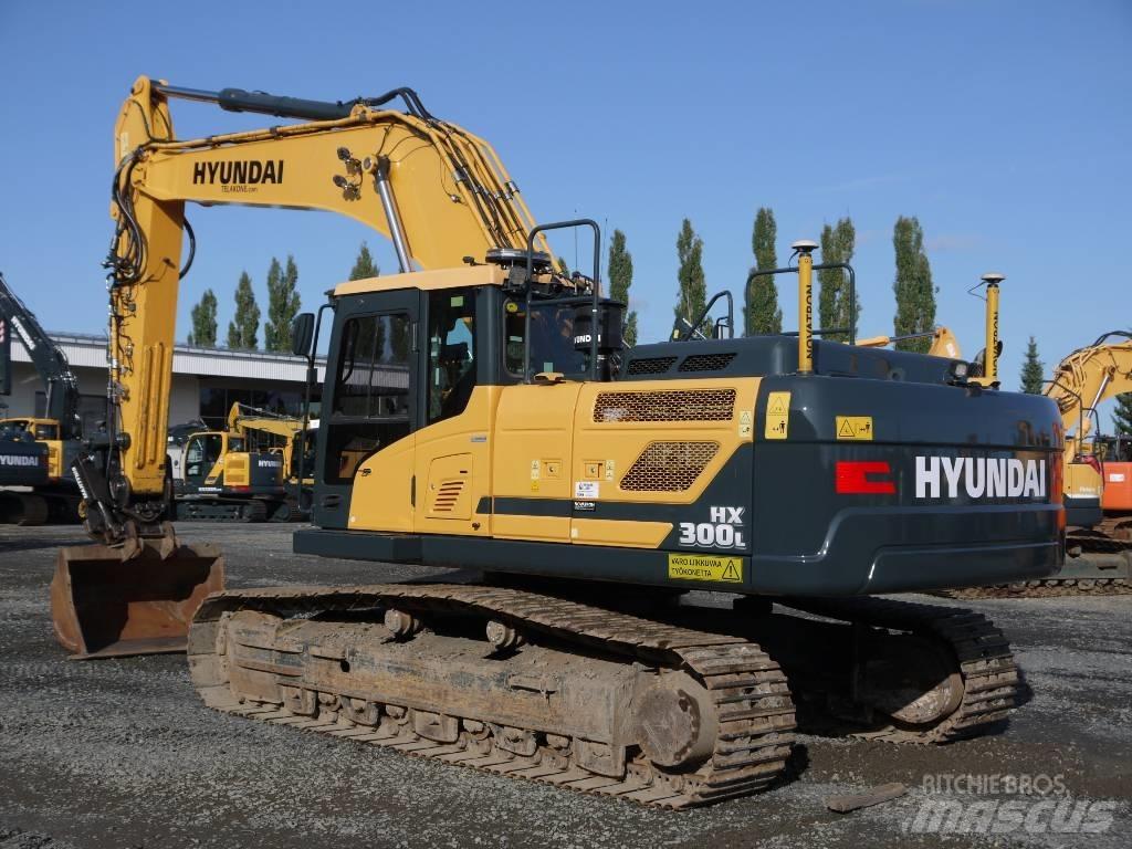 Hyundai HX 300 L Bageri guseničari
