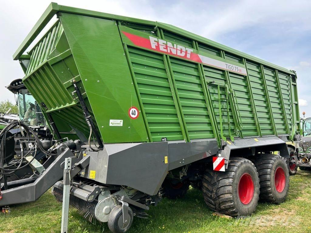 Fendt tigo 75 VR Samoutovarna prikolica