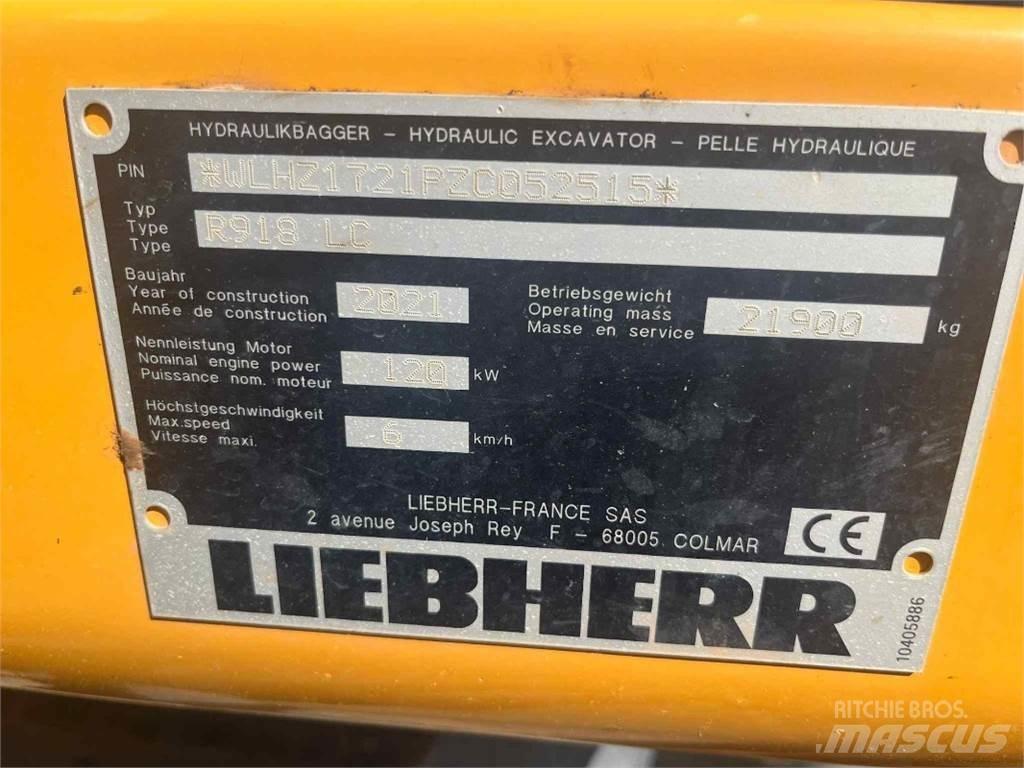 Liebherr R918 Bageri guseničari