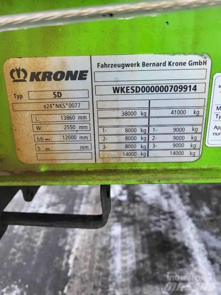 Krone SD Poluprikolice sa ciradom