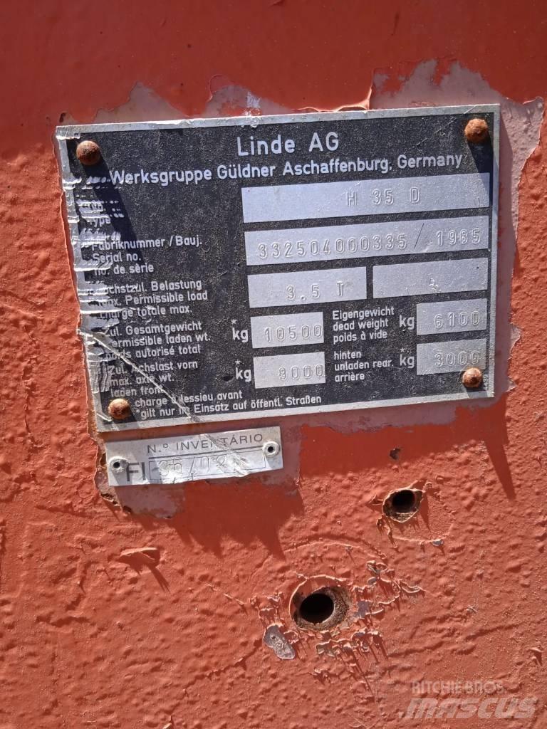Linde H 35 D Dizelski viljuškari