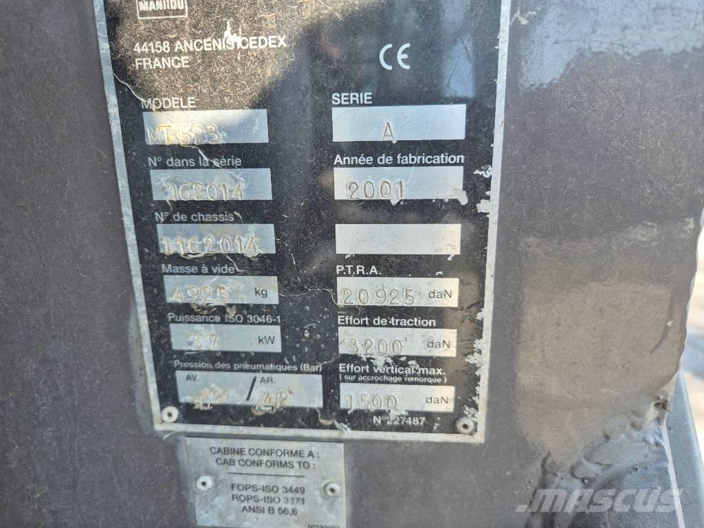 Manitou MT 523 Teleskopski viljuškari