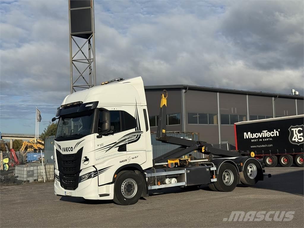 Iveco AS280 6X2 Rol kiper kamioni sa kukom za podizanje tereta