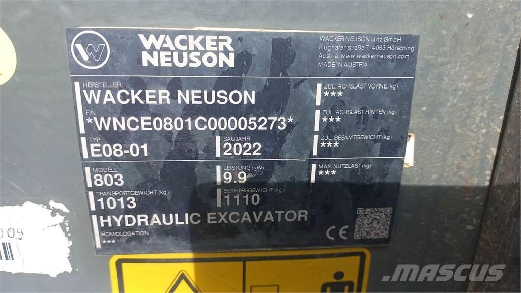 Wacker Neuson 803 Bageri guseničari