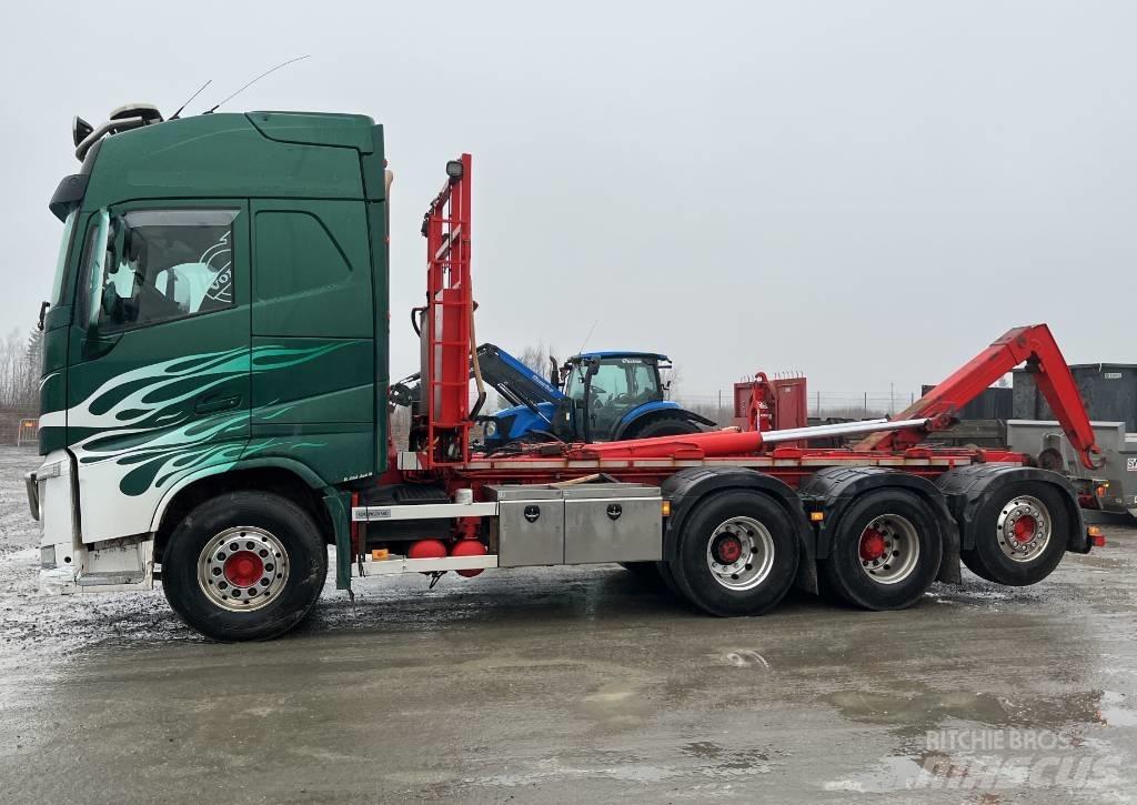 Volvo FH 540 Rol kiper kamioni sa kukom za podizanje tereta