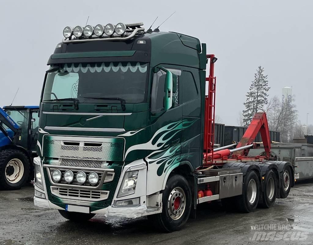 Volvo FH 540 Rol kiper kamioni sa kukom za podizanje tereta