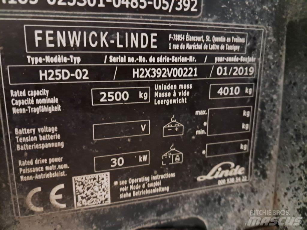 Linde H25D-02 Dizelski viljuškari