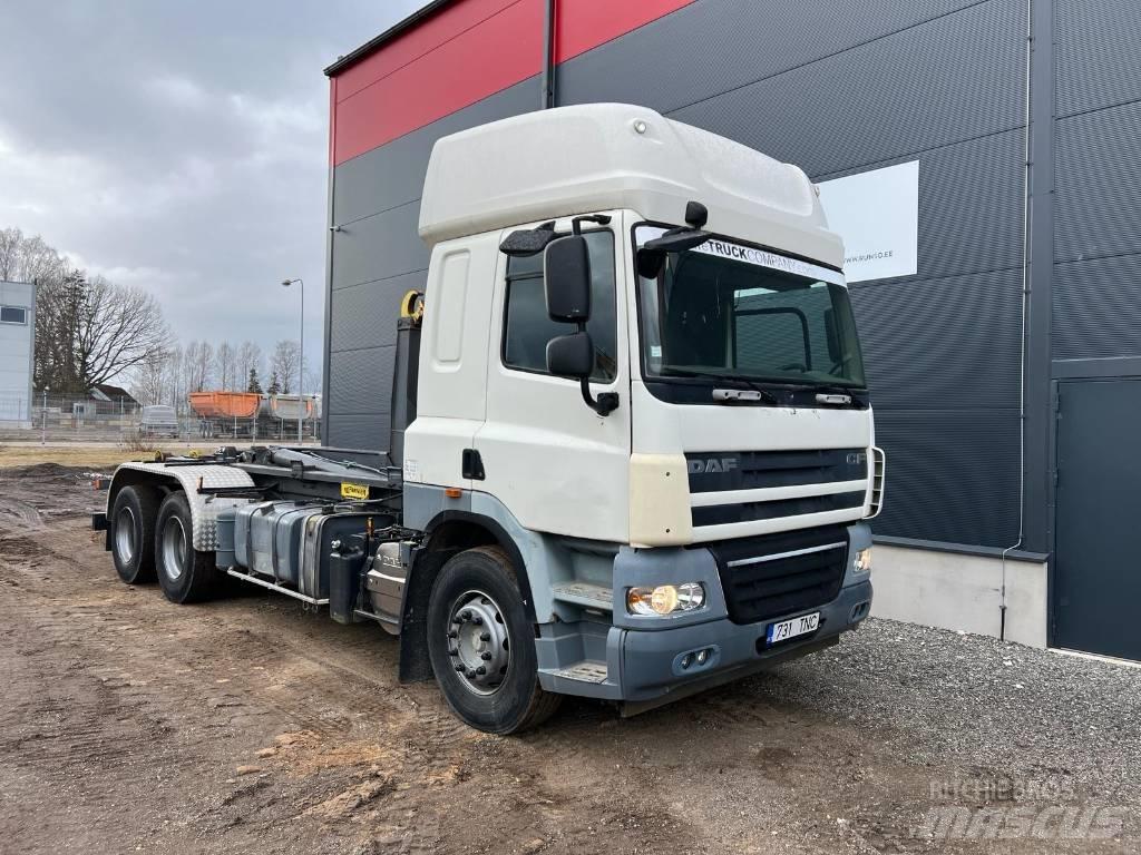 DAF CF85.460 Rol kiper kamioni sa kukom za podizanje tereta