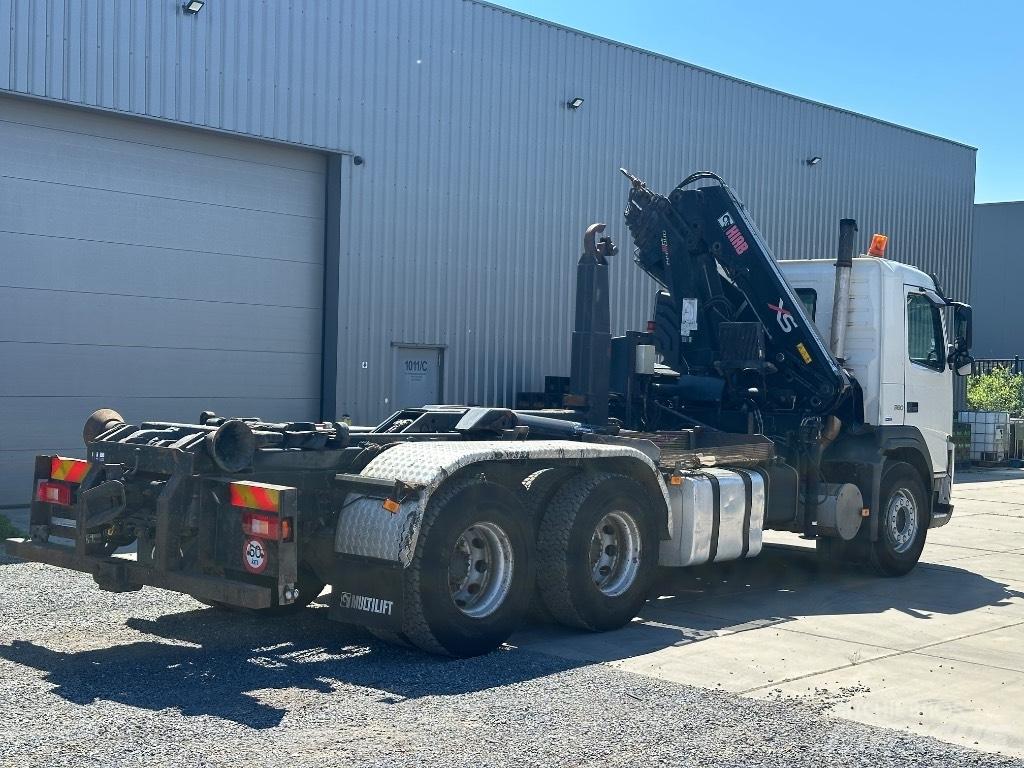 Volvo FM 12 380 Rol kiper kamioni sa kukom za podizanje tereta