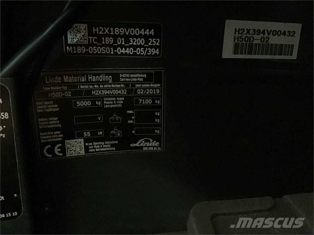 Linde H50D Dizelski viljuškari