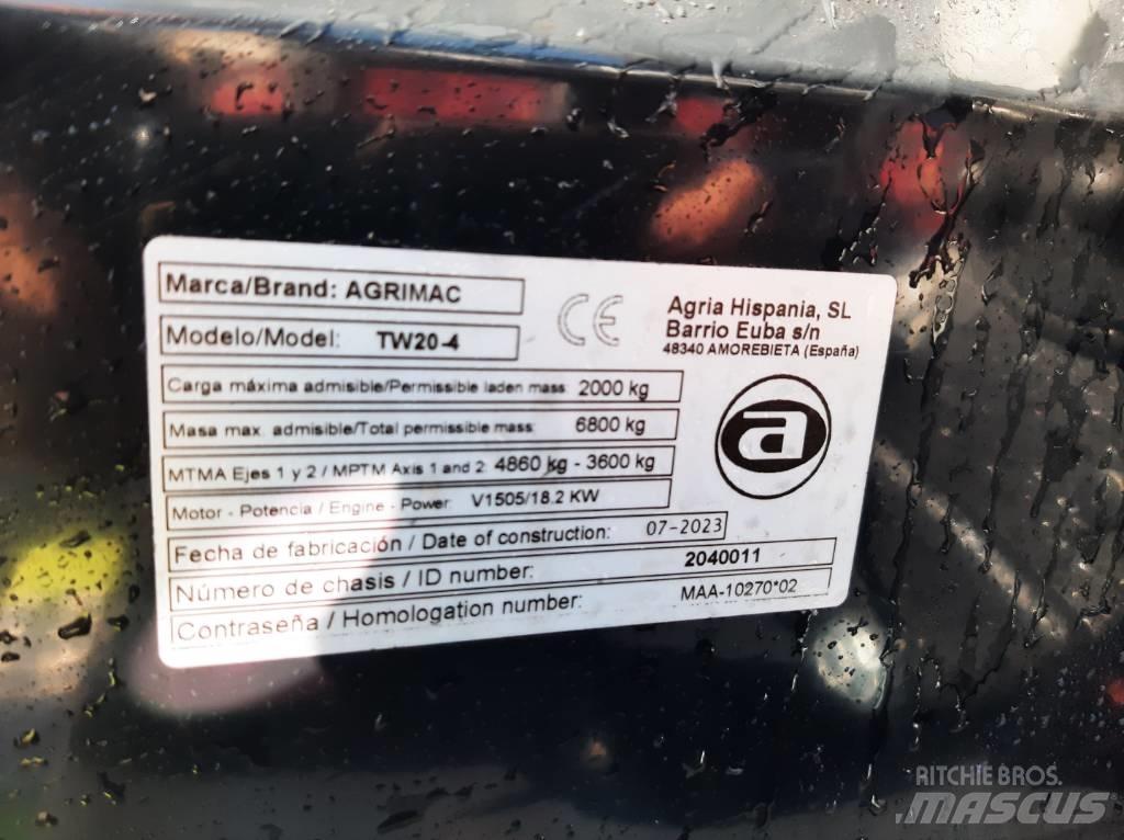 Agrimac TW20-4KL Vanterenski viljuškar