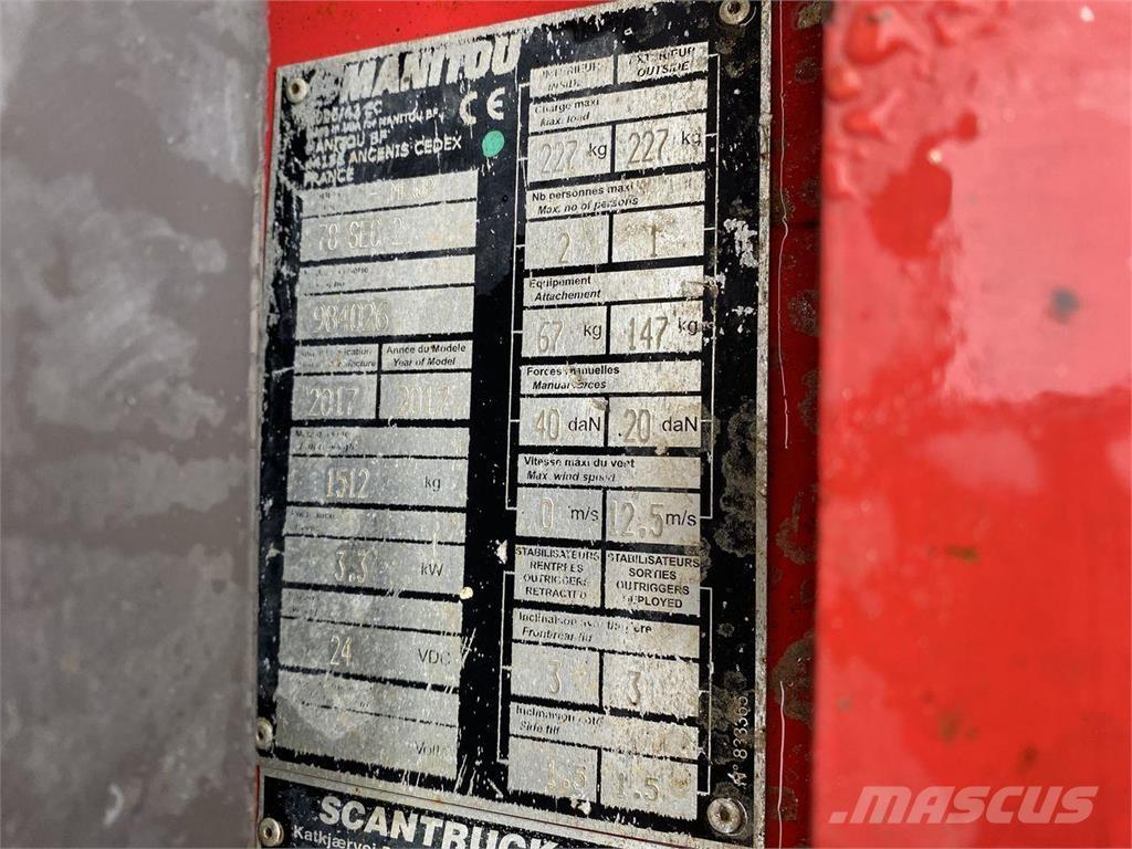 Manitou 78SEC Makazaste platforme