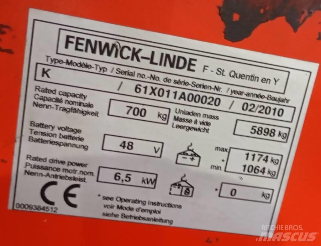 Linde K 011 Viljuškari sa pomičnim stupom
