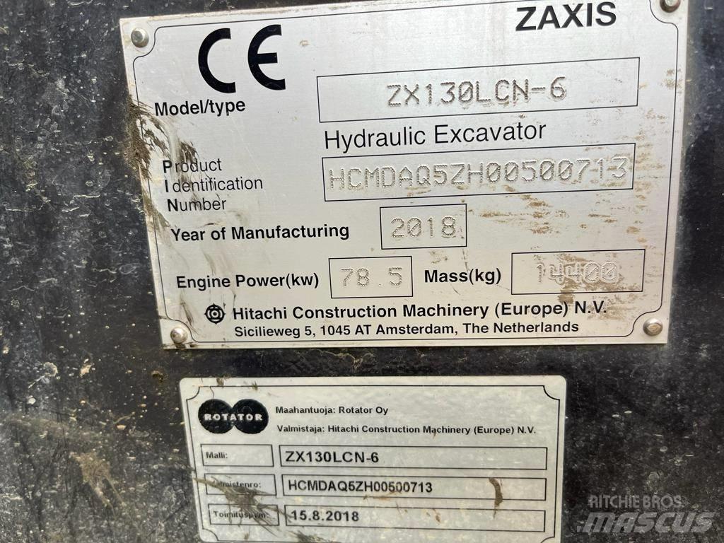 Hitachi ZX130LCN-6 Bageri guseničari