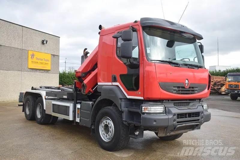 Renault Lander 430 Rol kiper kamioni sa kukom za podizanje tereta