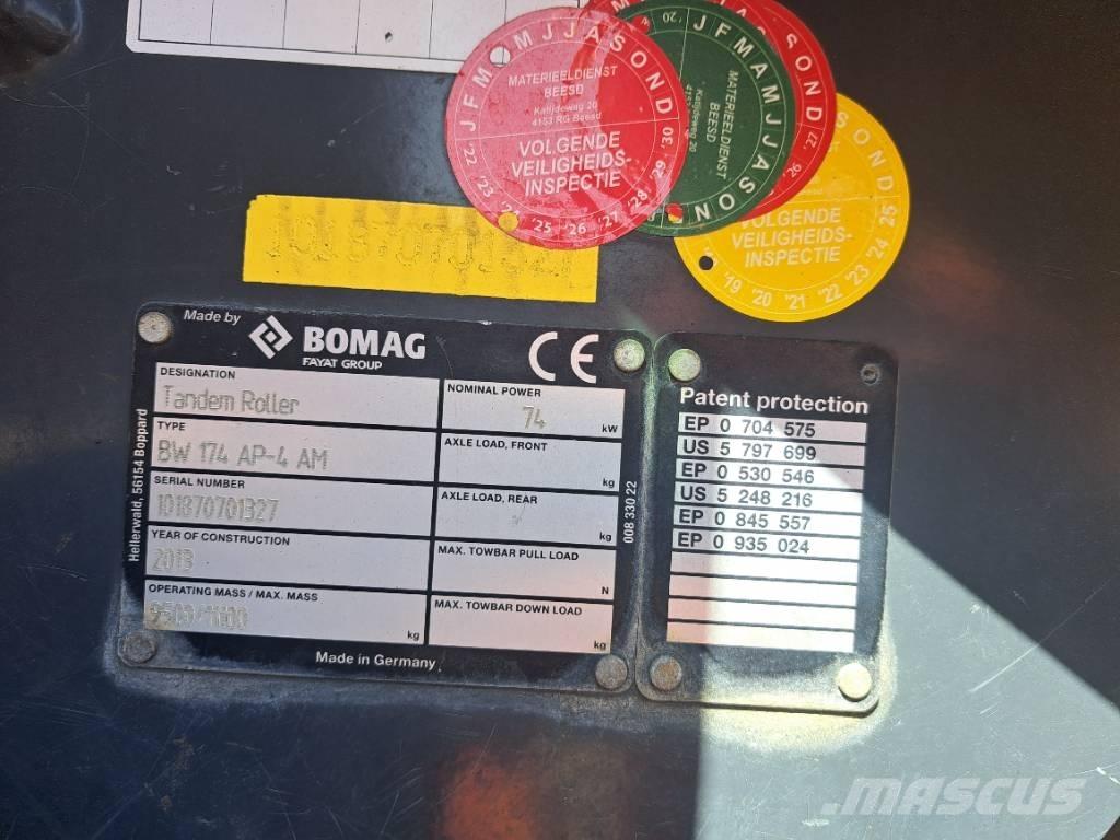 Bomag BW174 AP-4 AM Valjci sa duplim bubnjem