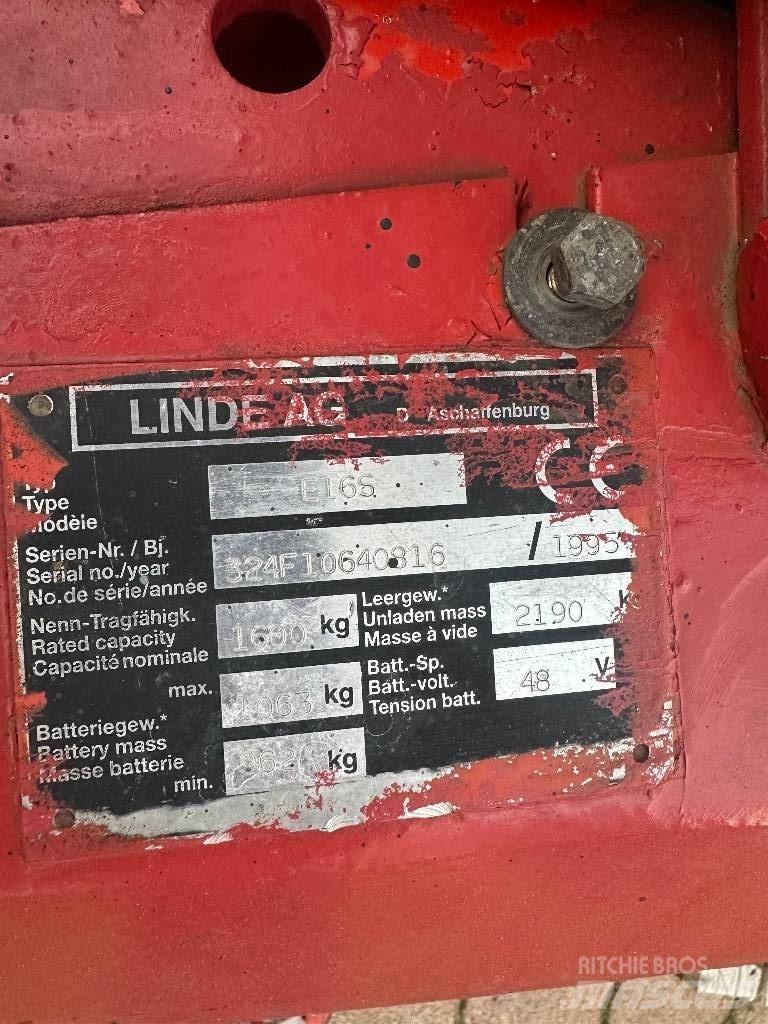 Linde E 16 S Električni viljuškari