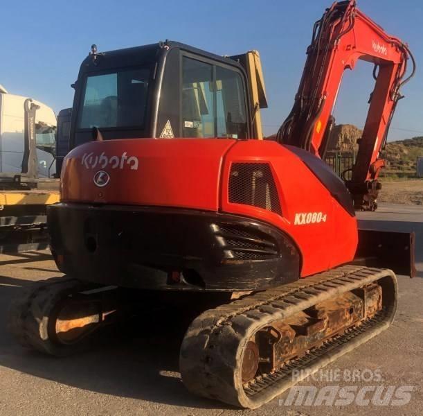 Kubota KX 080-4 Midi bageri 7t – 12t