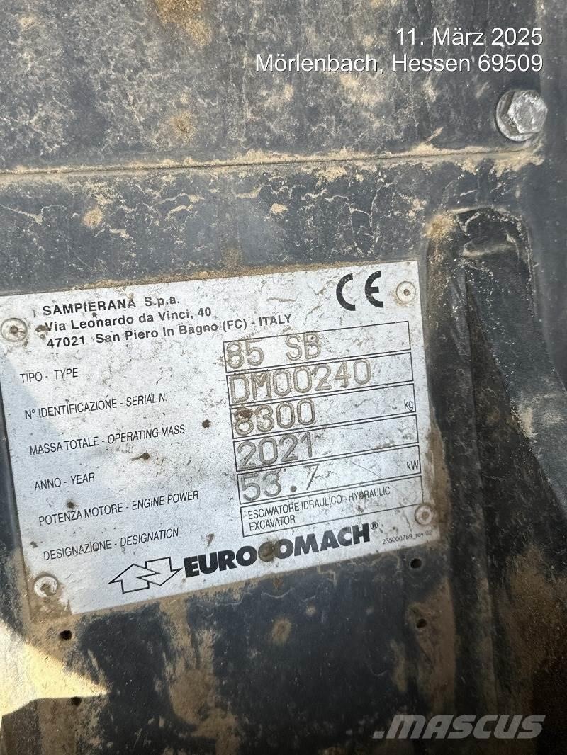 Eurocomach 85SB Mini bageri < 7t