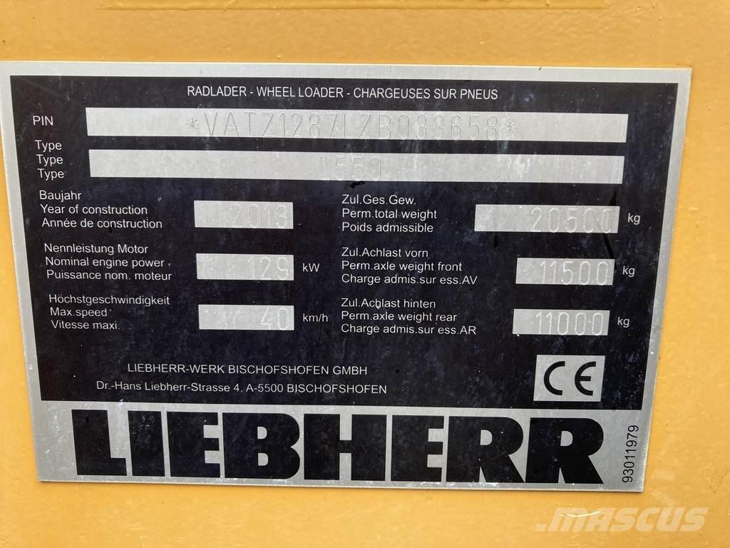 Liebherr L 550 Utovarivači na točkove