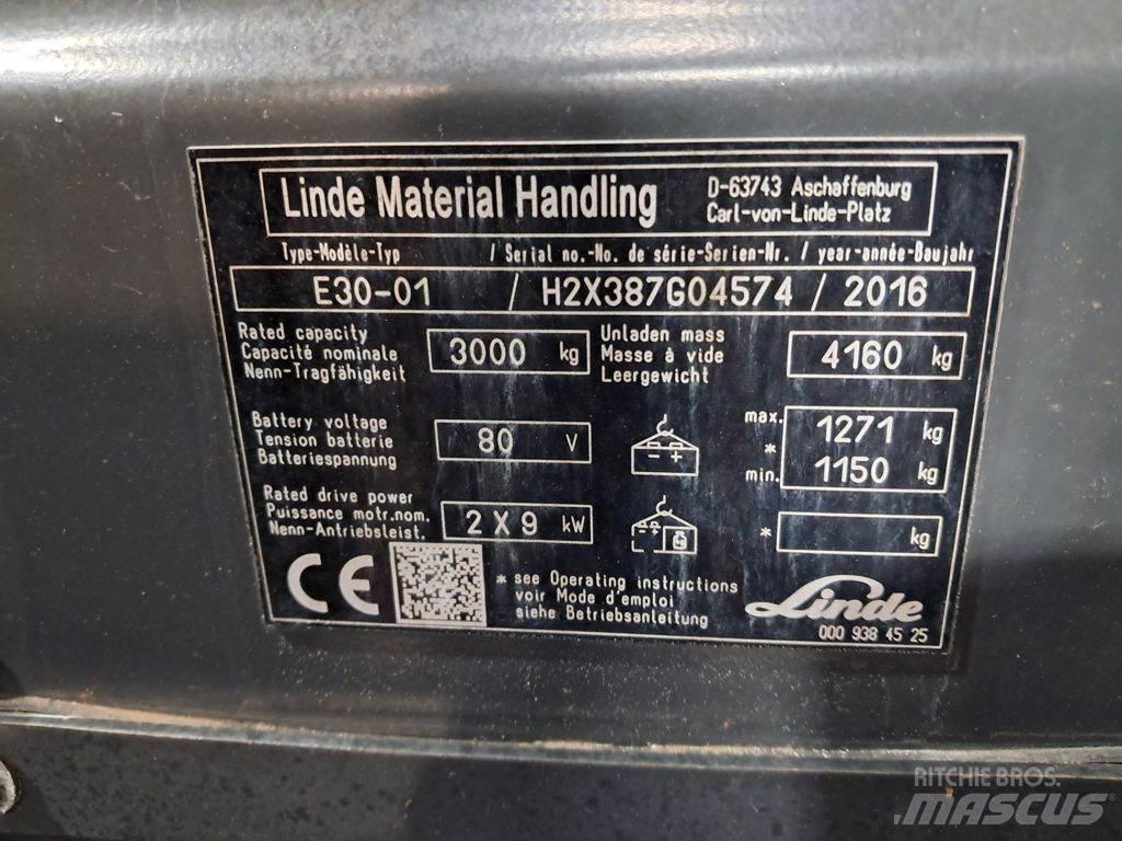 Linde E30-01 Električni viljuškari