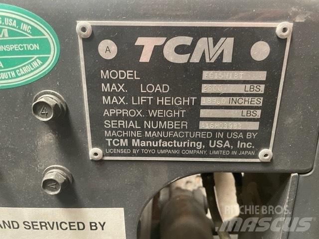 TCM FG15N18T Vanterenski viljuškar