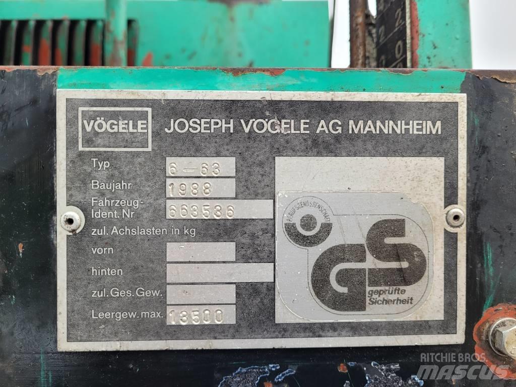 Vögele Super 1500 Asfaltni finišeri