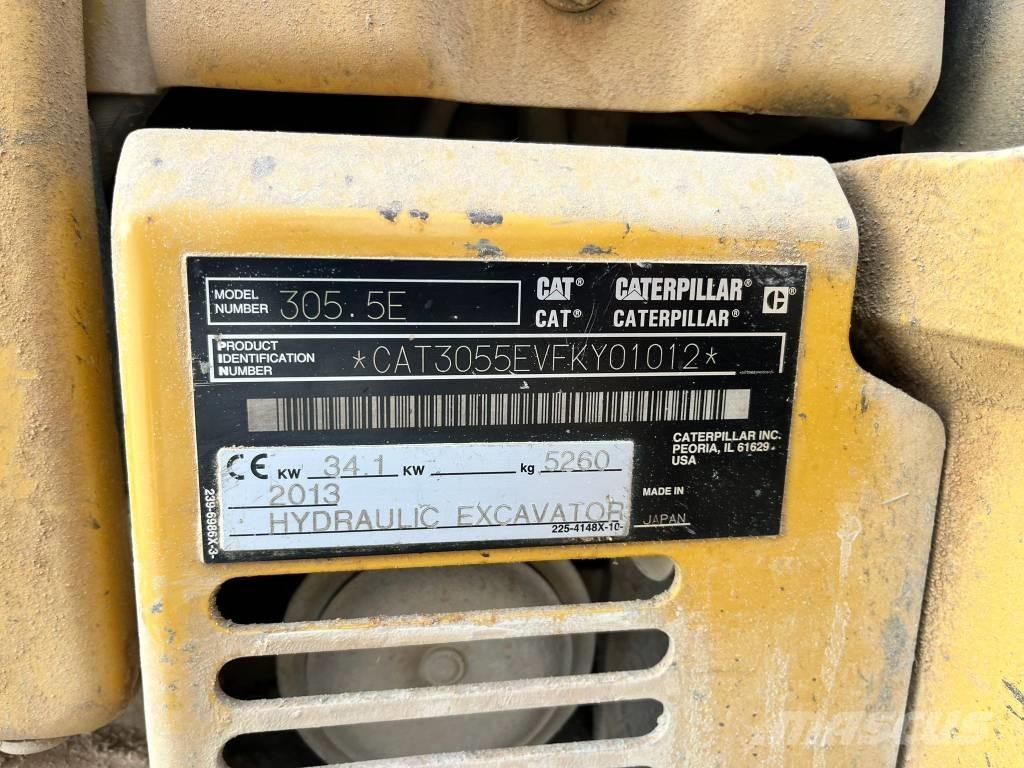 CAT 305.5 Mini bageri < 7t