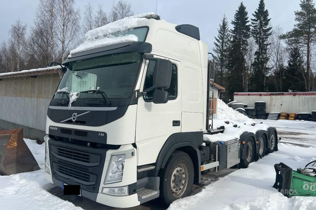 Volvo FM 12 Rol kiper kamioni sa kukom za podizanje tereta