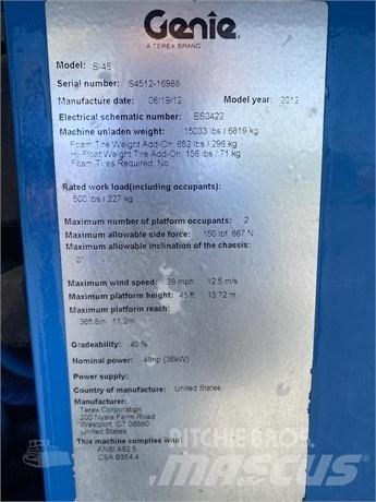 Genie S 45 Teleskopske podizne platforme