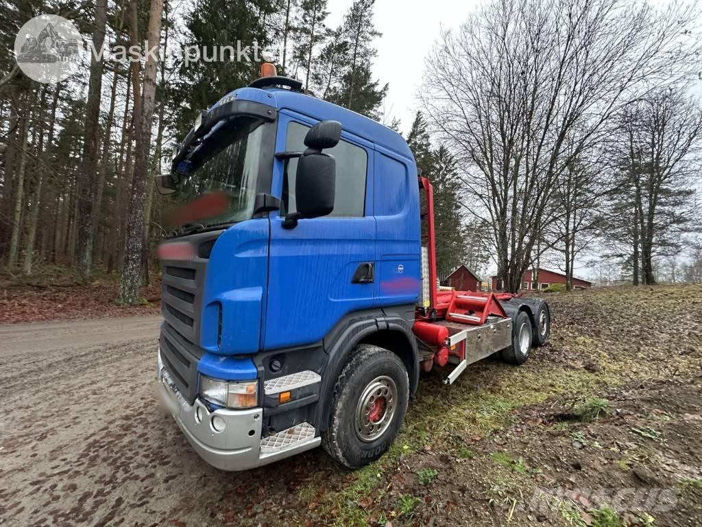 Scania R 480 Rol kiper kamioni sa kukom za podizanje tereta