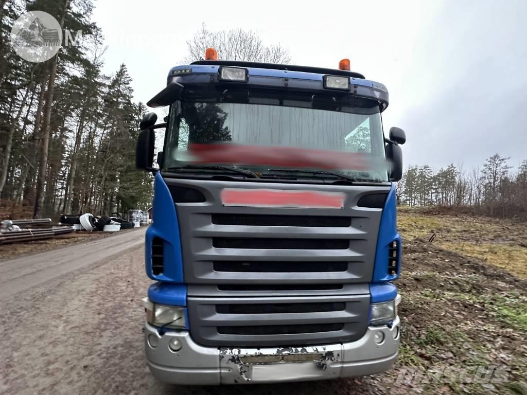 Scania R 480 Rol kiper kamioni sa kukom za podizanje tereta